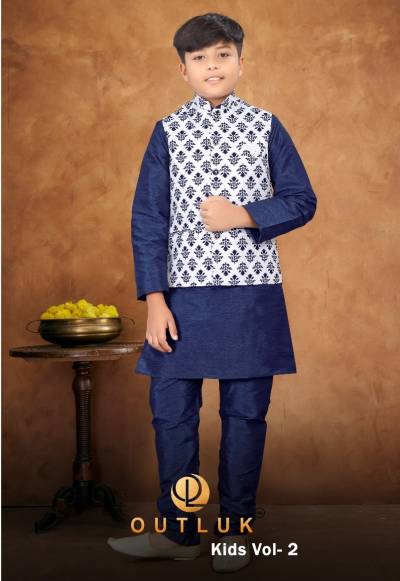 Outluk Kids Series Vol 2 Designer Traditional Kidswear kurta Payjama With Koti Collection